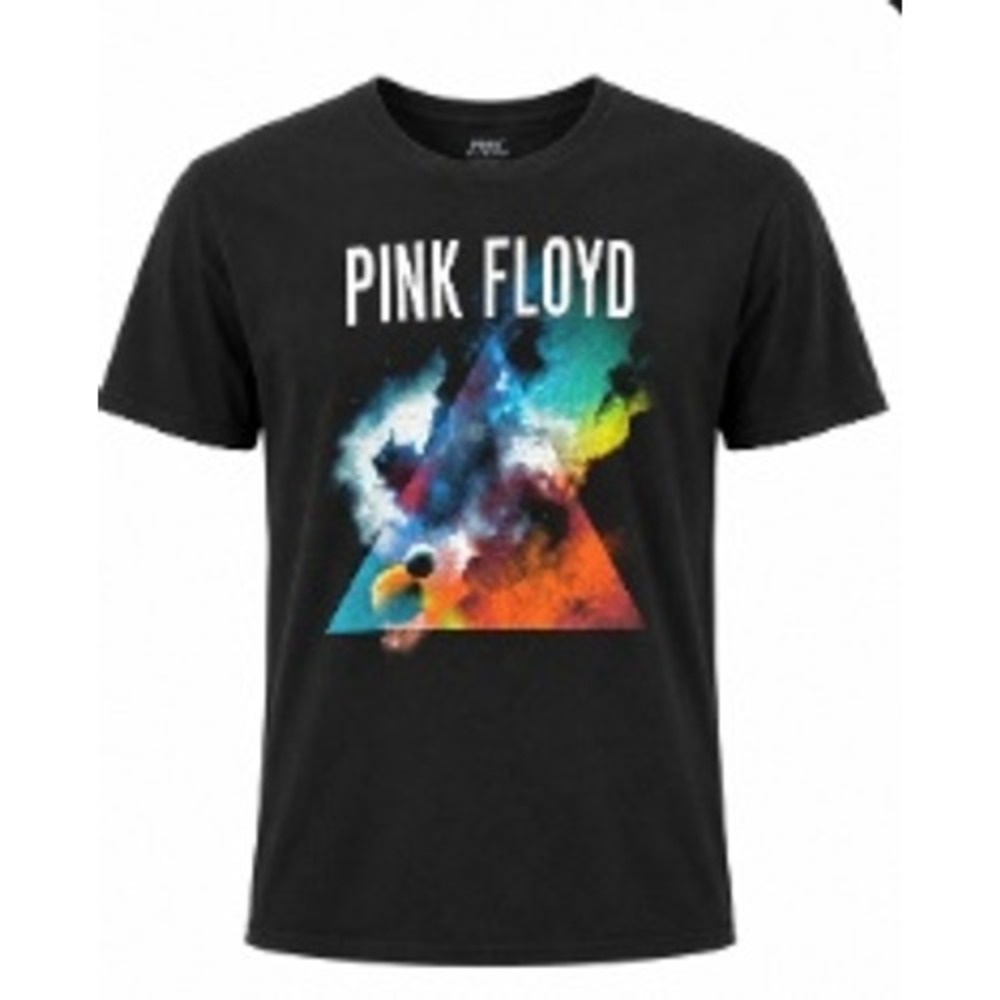 Pink Floyd Mens Black Graphic T-Shirt Dark Side of the Moon Prism XL XLT Cotton